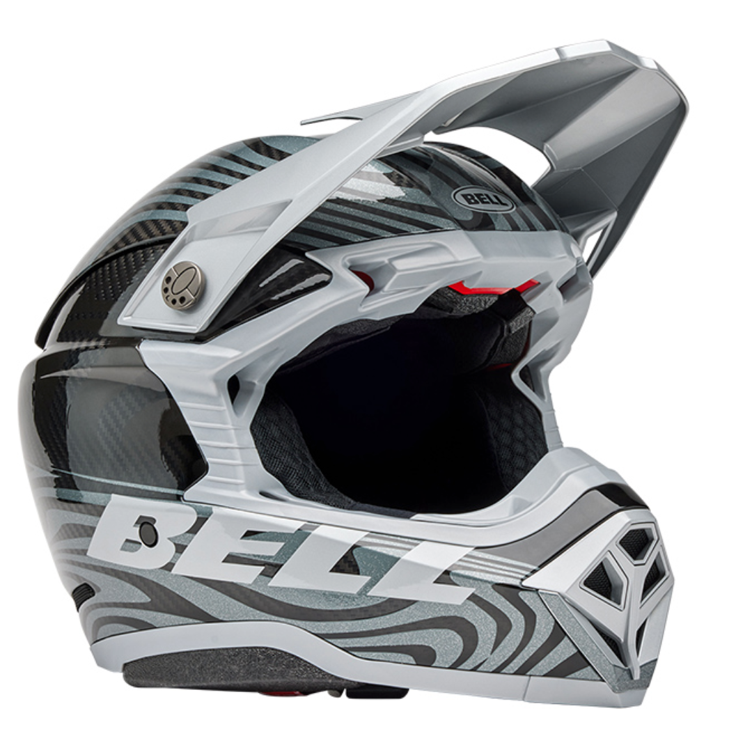 CASCO BELL MOTO-10 SPHERICAL 2025 CORTEX ARGENTO/GRIGIO ECE 06