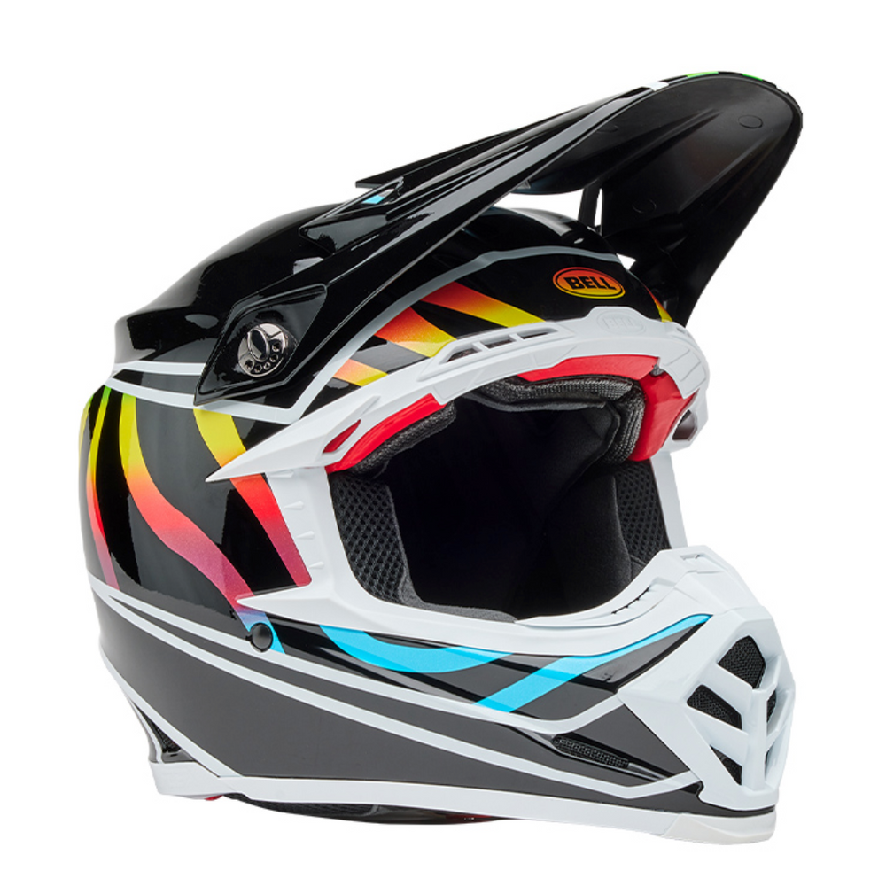 CASCO BELL MOTO-9S FLEX 2025 DRIFT NERO/MULTI ECE 06