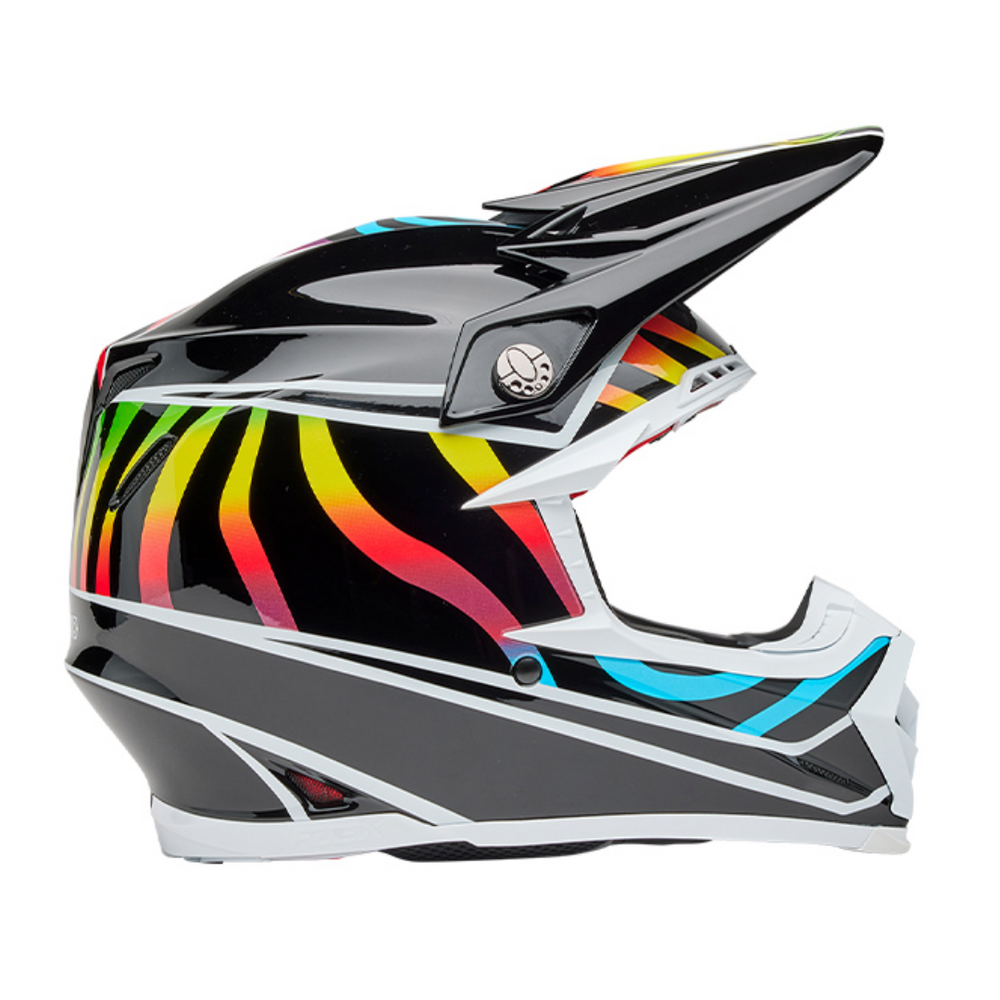 CASCO BELL MOTO-9S FLEX 2025 DRIFT NERO/MULTI ECE 06