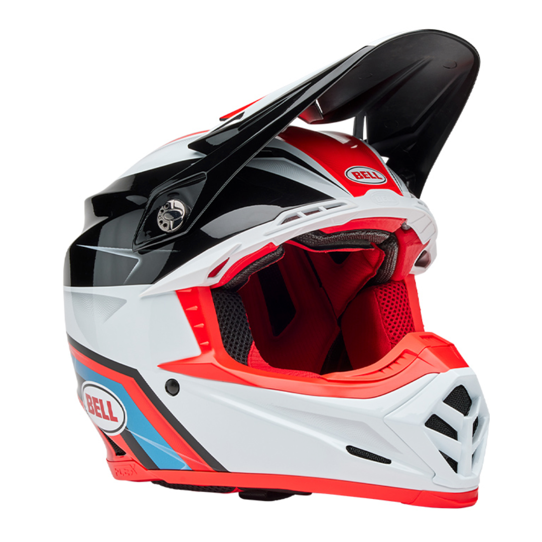 CASCO BELL MOTO-9S FLEX 2025 MERCHANT ROSSO/NERO ECE 06