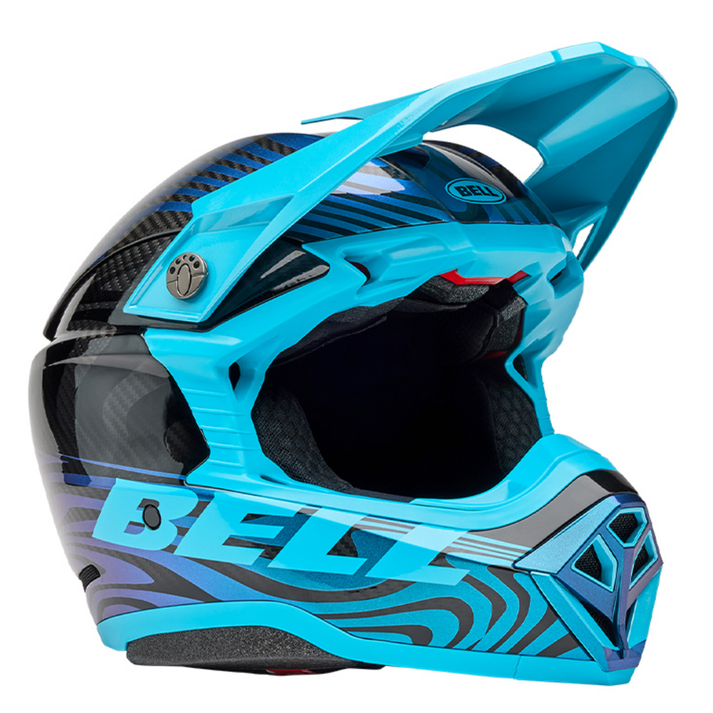 CASCO BELL MOTO-10 SPHERICAL 2025 CORTEX BLU ECE 06