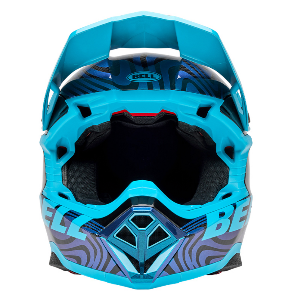 CASCO BELL MOTO-10 SPHERICAL 2025 CORTEX BLU ECE 06