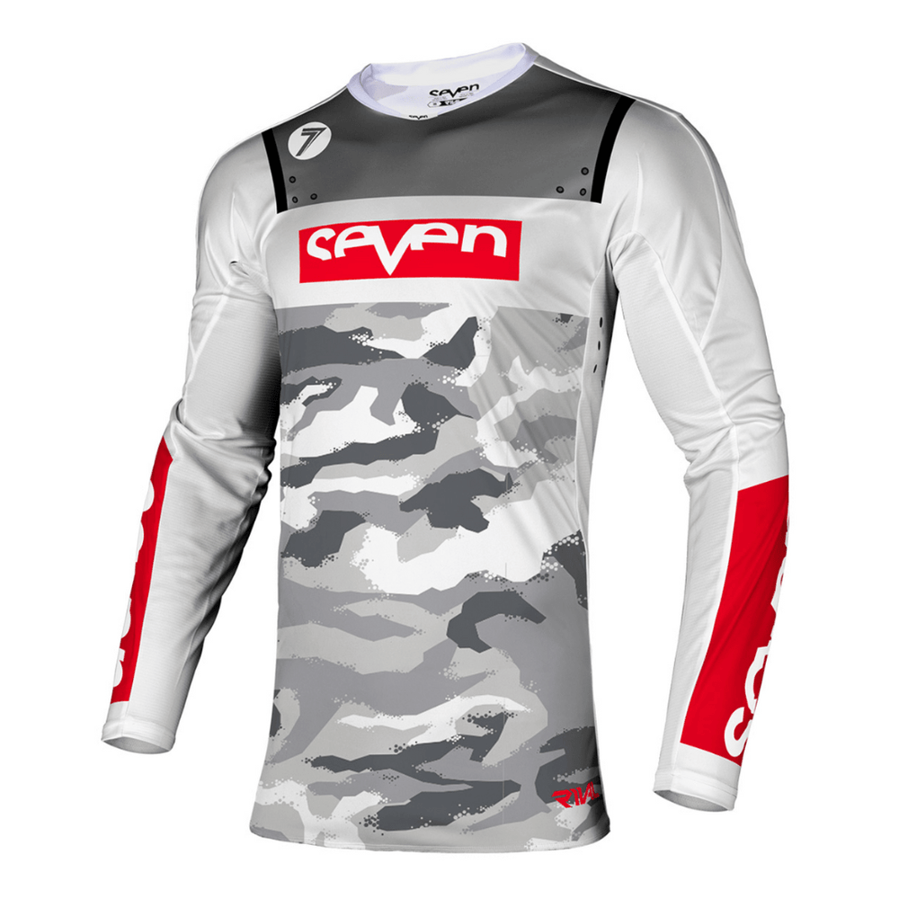 MAGLIA SEVEN MX RIVAL 24.1 BARRACK BIANCA